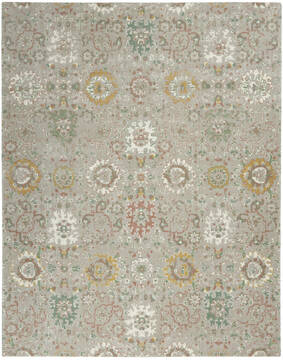 Nourison Twilight Grey Rectangle 10x14 ft Lucxelle Carpet 142907