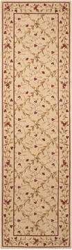 Nourison Ashton House Beige Runner 6 to 9 ft Wool Carpet 142989