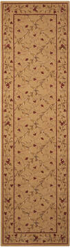 Nourison Ashton House Yellow Runner 6 to 9 ft Wool Carpet 142991