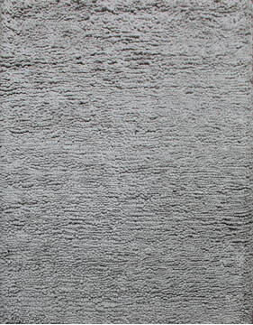 Indian Shaggy Grey Rectangle 6x9 ft Wool Carpet 143500