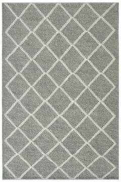 Dynamic AVA Grey Rectangle 5x8 ft  Carpet 143713