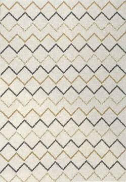 Dynamic SILVIA White Rectangle 2x4 ft  Carpet 144359