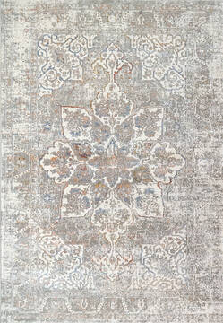 Dynamic ZEN Grey Rectangle 4x6 ft  Carpet 144657