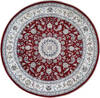 Nain Red Round Hand Knotted 60 X 60  Area Rug 902-144965 Thumb 0
