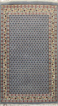 Persian Grey Hand Knotted 3'0" X 5'0"  Area Rug 902-145191