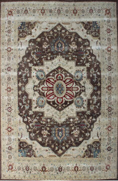 Heriz Brown Hand Knotted 12'0" X 15'0"  Area Rug 902-145419