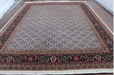 Persian Beige Hand Knotted 9'10" X 13'1"  Area Rug 902-146611