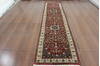 Persian Beige Runner Hand Knotted 27 X 1210  Area Rug 902-146622 Thumb 0