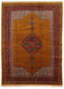 Tabriz Brown Hand Knotted 67 X 92  Area Rug 125-147681 Thumb 0