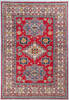 Kazak Red Hand Knotted 55 X 710  Area Rug 700-148162 Thumb 0