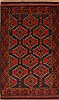 Baluch Black Hand Knotted 35 X 58  Area Rug 100-15119 Thumb 0
