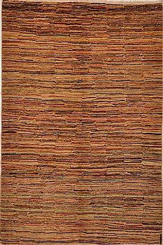 Pakistani Gabbeh Multicolor Rectangle 4x6 ft Wool Carpet 15191