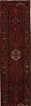 Persian Heriz Red Runner 13 to 15 ft Wool Carpet 15932