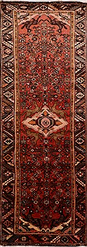 Persian Hamedan Red Runner 10 to 12 ft Wool Carpet 16336
