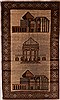 Gabbeh Beige Hand Knotted 37 X 60  Area Rug 100-16345 Thumb 0