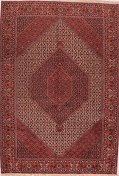 Persian Bidjar Beige Rectangle 7x10 ft Wool Carpet 16418