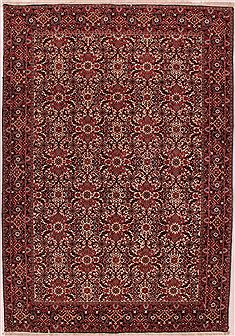 Persian Bidjar Red Rectangle 7x10 ft Wool Carpet 16420