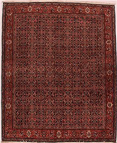 Persian Bidjar Blue Square 7 to 8 ft Wool Carpet 16423
