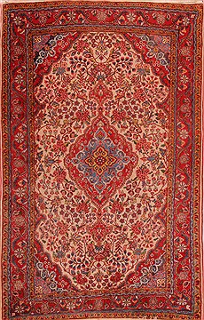 Persian Bidjar Beige Rectangle 3x5 ft Wool Carpet 16449