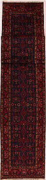 Persian Hamedan Blue Runner 16 to 20 ft Wool Carpet 16485