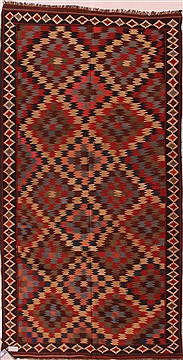 Persian Varamin Beige Runner 10 to 12 ft Wool Carpet 16541