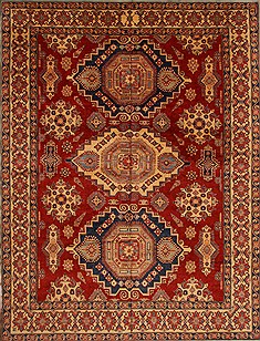 Pakistani Kazak Red Rectangle 12x15 ft Wool Carpet 16684