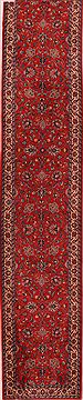 Persian sarouk Red Runner 16 to 20 ft Wool Carpet 16749