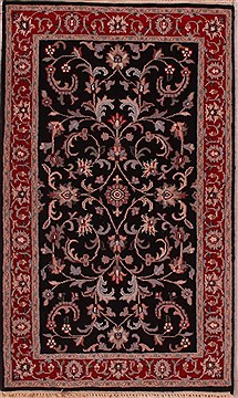 Indian Arak Blue Rectangle 3x5 ft Wool Carpet 16823