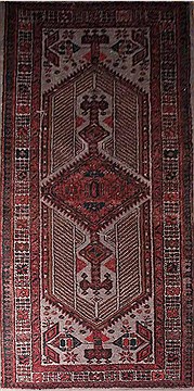 Persian Sarab Beige Runner 6 to 9 ft Wool Carpet 16992