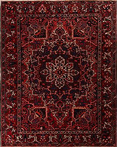 Persian Bakhtiar Red Rectangle 10x13 ft Wool Carpet 17208