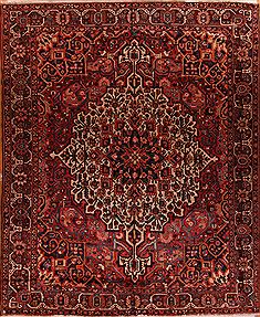 Persian Bakhtiar Red Rectangle 12x15 ft Wool Carpet 17293