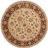Ziegler Beige Round Hand Knotted 910 X 910  Area Rug 250-17478 Thumb 0
