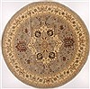 Serapi Blue Round Hand Knotted 101 X 102  Area Rug 250-17520 Thumb 0