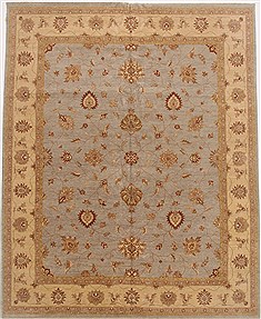 Indian Ziegler Blue Rectangle 12x15 ft Wool Carpet 17674