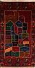 Baluch Red Hand Knotted 34 X 60  Area Rug 100-18020 Thumb 0