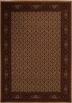 Turkish Herati Red Rectangle 8x11 ft Synthetic Carpet 18104