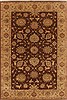 Agra Brown Hand Knotted 60 X 91  Area Rug 250-19036 Thumb 0