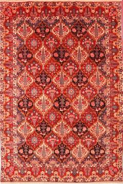 Persian Bakhtiar Red Rectangle 7x10 ft Wool Carpet 19302
