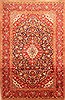Kashan Red Hand Knotted 67 X 106  Area Rug 100-19318 Thumb 0