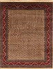 Mashad Red Hand Knotted 51 X 65  Area Rug 250-19430 Thumb 0