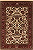 Kashmar White Hand Knotted 40 X 60  Area Rug 250-19974 Thumb 0