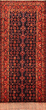 Persian Hamedan Red Runner 13 to 15 ft Wool Carpet 20552