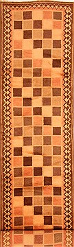 Persian Gabbeh Multicolor Runner 13 to 15 ft Wool Carpet 20562