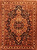 Bakhtiar Yellow Hand Knotted 75 X 101  Area Rug 100-20767 Thumb 0