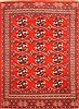 Turkman Red Hand Knotted 70 X 105  Area Rug 100-20823 Thumb 0