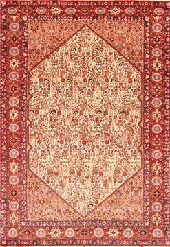 Persian Malayer Brown Rectangle 7x10 ft Wool Carpet 20864