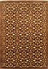 Modern Brown Hand Knotted 101 X 141  Area Rug 100-21327 Thumb 0