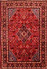Maymeh Red Hand Knotted 86 X 125  Area Rug 100-21347 Thumb 0