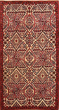 Maymeh Red Hand Knotted 3'3" X 6'2"  Area Rug 100-21568