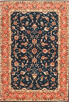 Tabriz Red Hand Knotted 3'4" X 4'10"  Area Rug 100-22105